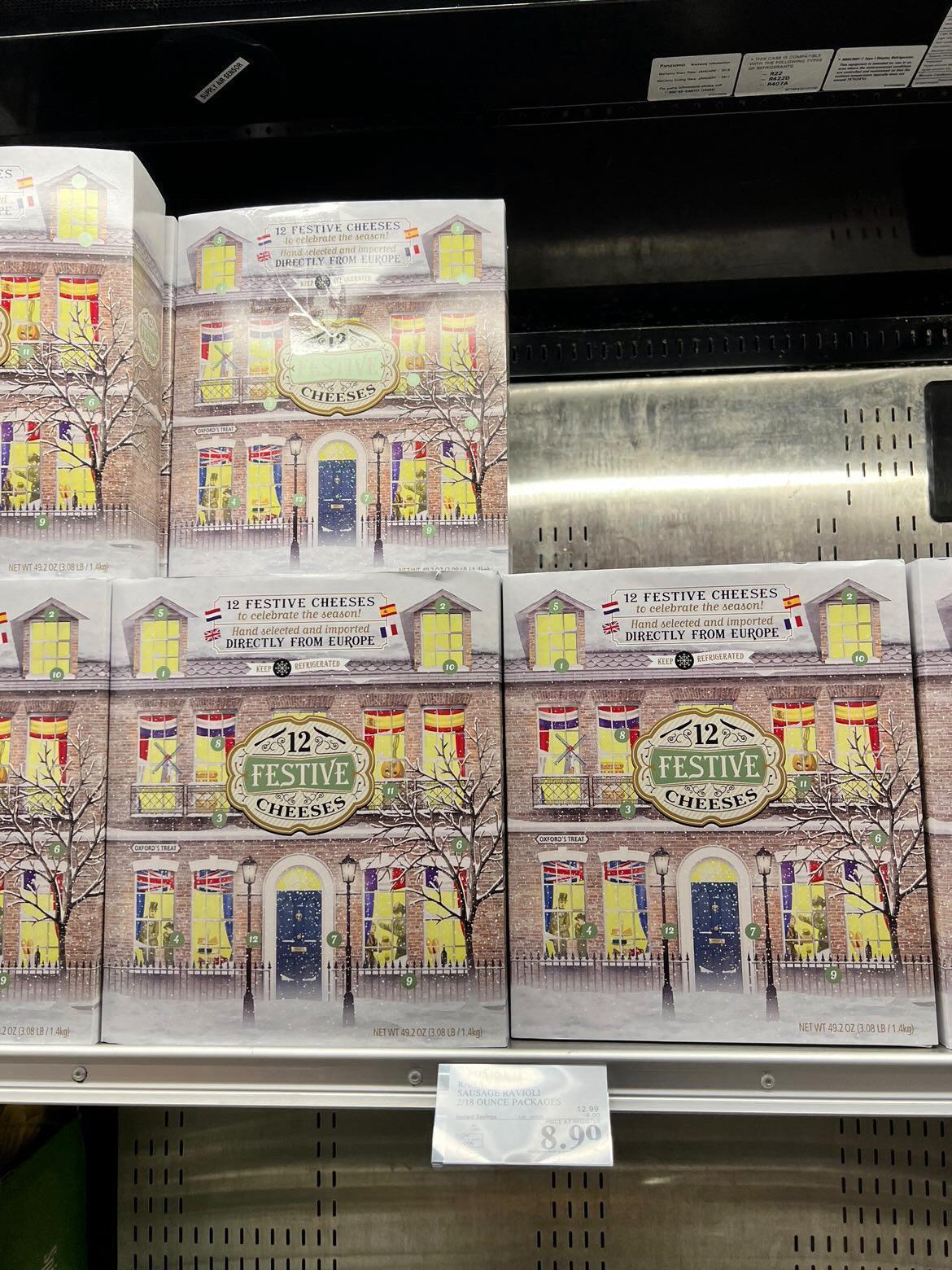 Costco 12 Festive Cheeses Advent Calendar - Subscription Box Ramblings