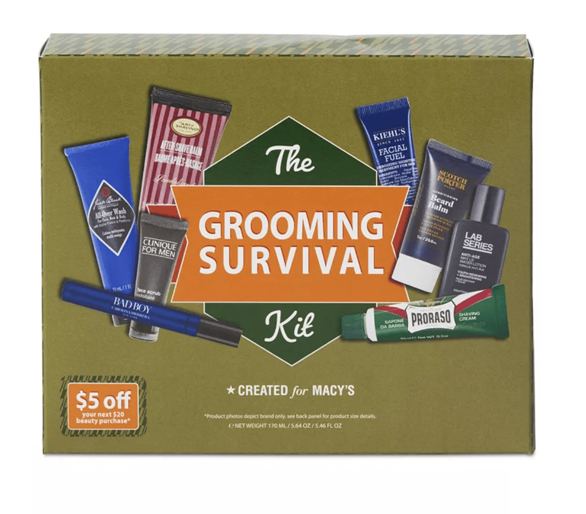 Read more about the article Macy’s 8-Pc. Men’s Grooming Survival Set