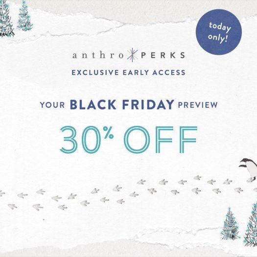 Read more about the article Anthropologie Black Friday Sale – Save 30% Off Sitewide + 40% Off Sale Items