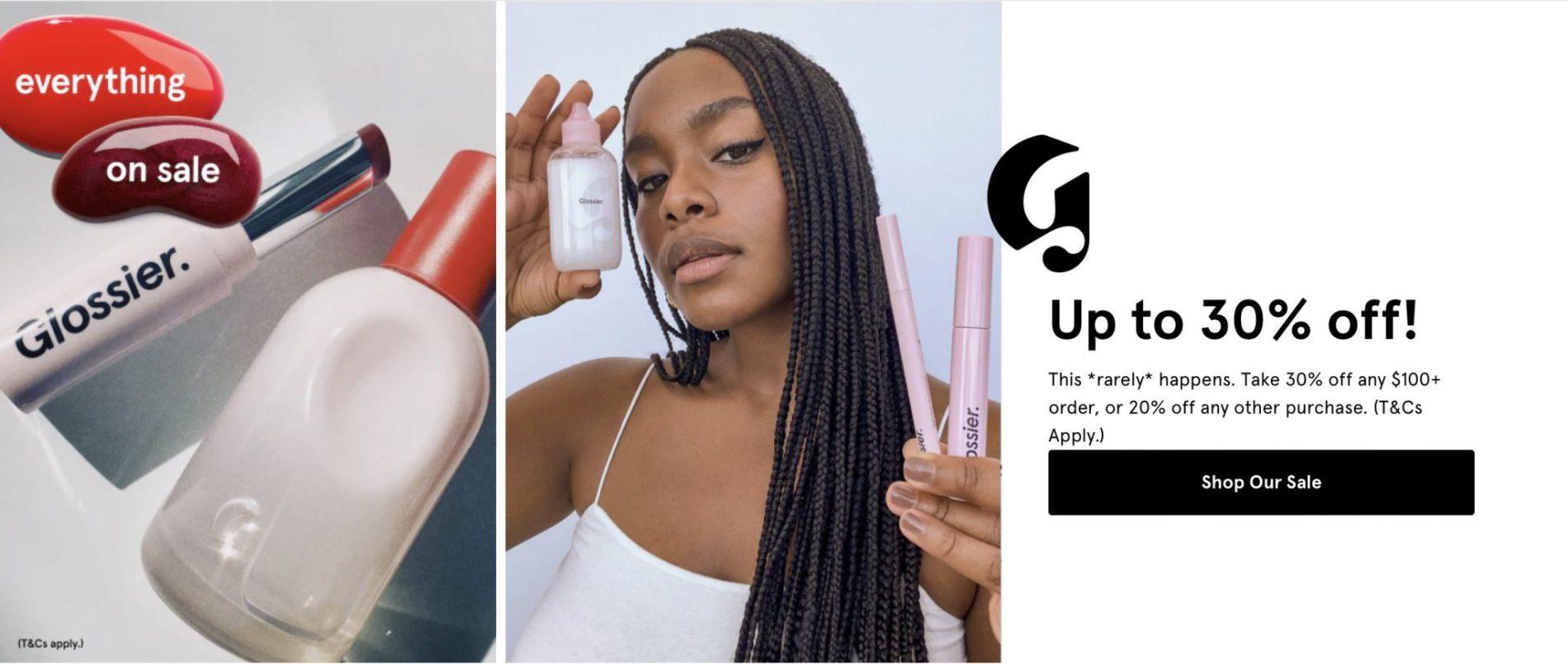 Read more about the article Glossier Black Friday Sale – Save 30% Off Orders of $100+