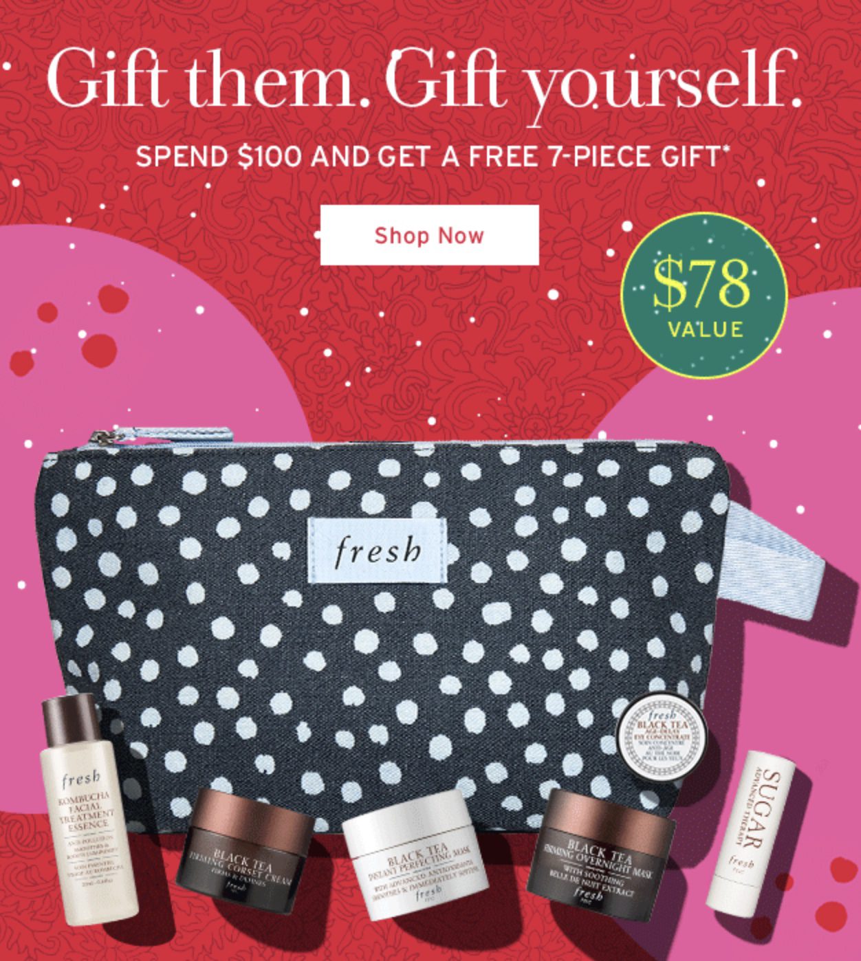 Read more about the article Fresh – Free Gift When you Spend $100+