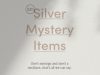 Uncommon James Silver Mystery Items – Now Available!