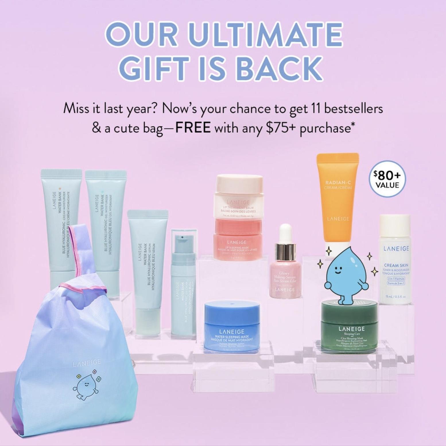 Read more about the article LANEIGE – Free Gift with $75+ Purchase