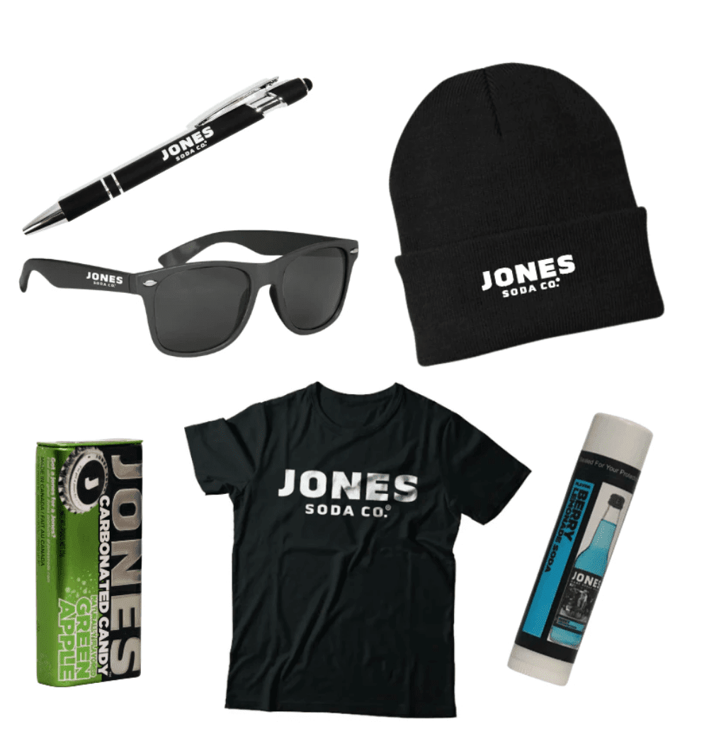 Read more about the article Jones Soda Mystery Swag Bag!