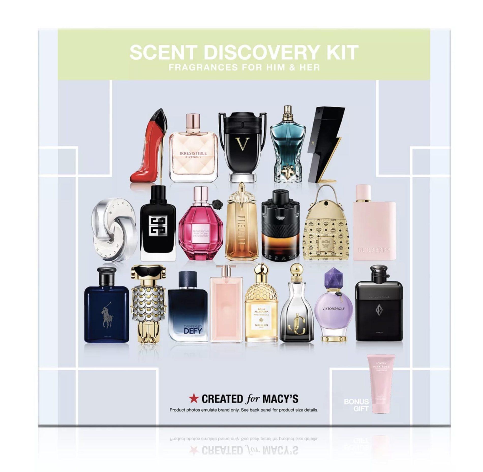 Read more about the article Created for Macy’s 21-Pc. Fragrance Sampler Set for Him & Her – Just $25.50