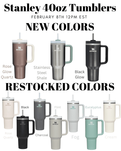 Read more about the article Stanley 1913 Adventure Quencher Travel Tumbler 40oz – NEW COLORS + RESTOCK – 2/8!!!!