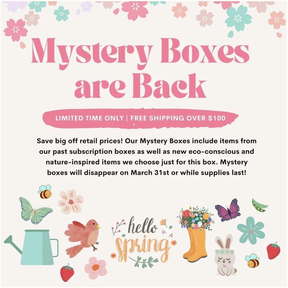 Read more about the article Earthlove Mystery Boxes are Back!