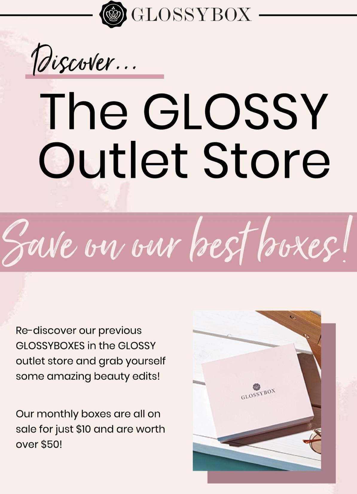 Read more about the article GLOSSYBOX Outlet Sale – Past Boxes for As Low As $10
