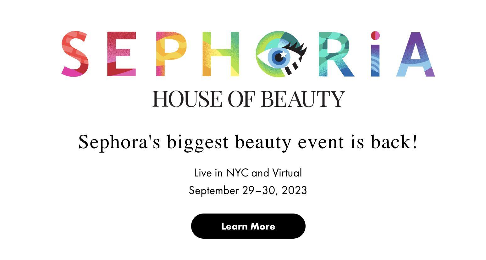 Read more about the article Sephoria House of Beauty – Sephora 2023 Beauty Event of the Year: Registration Now Open