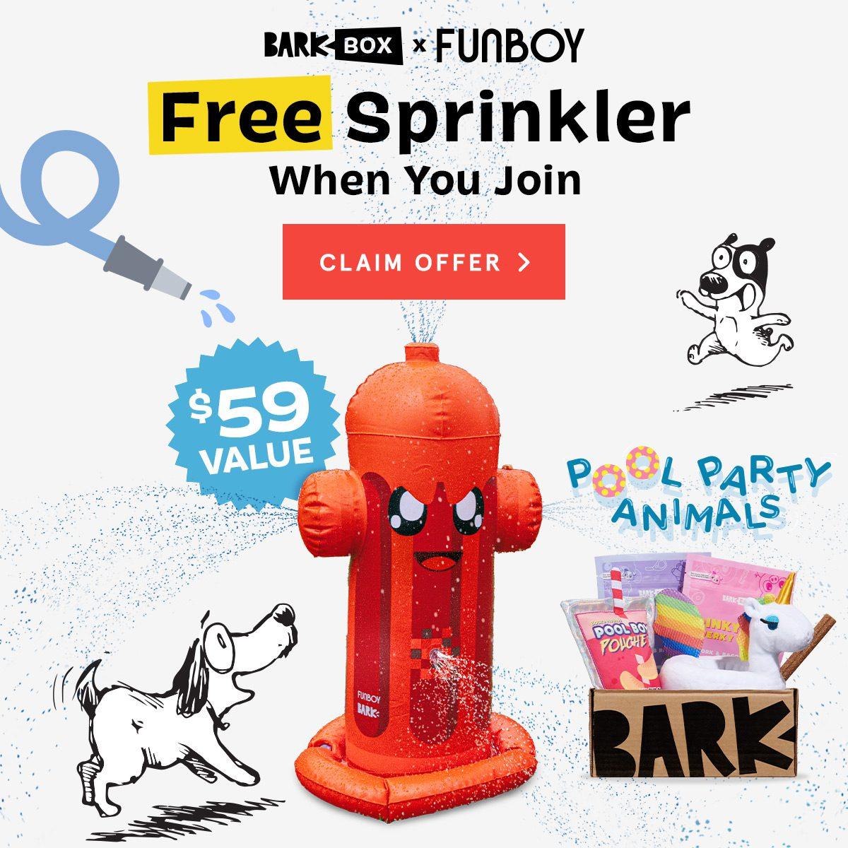 Read more about the article BarkBox Coupon Code: Free FUNBOY Fire Hydrant Sprinkler