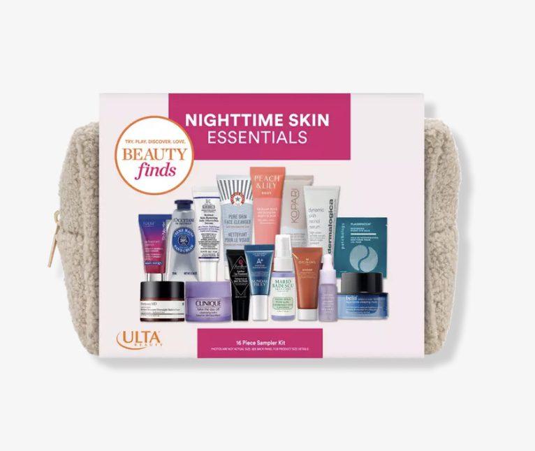Read more about the article Ulta Beauty Finds – Nighttime Skin Essentials 16 Piece Sampler Kit