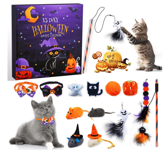 Read more about the article 13 Day Halloween Cat Toy Advent Calendar