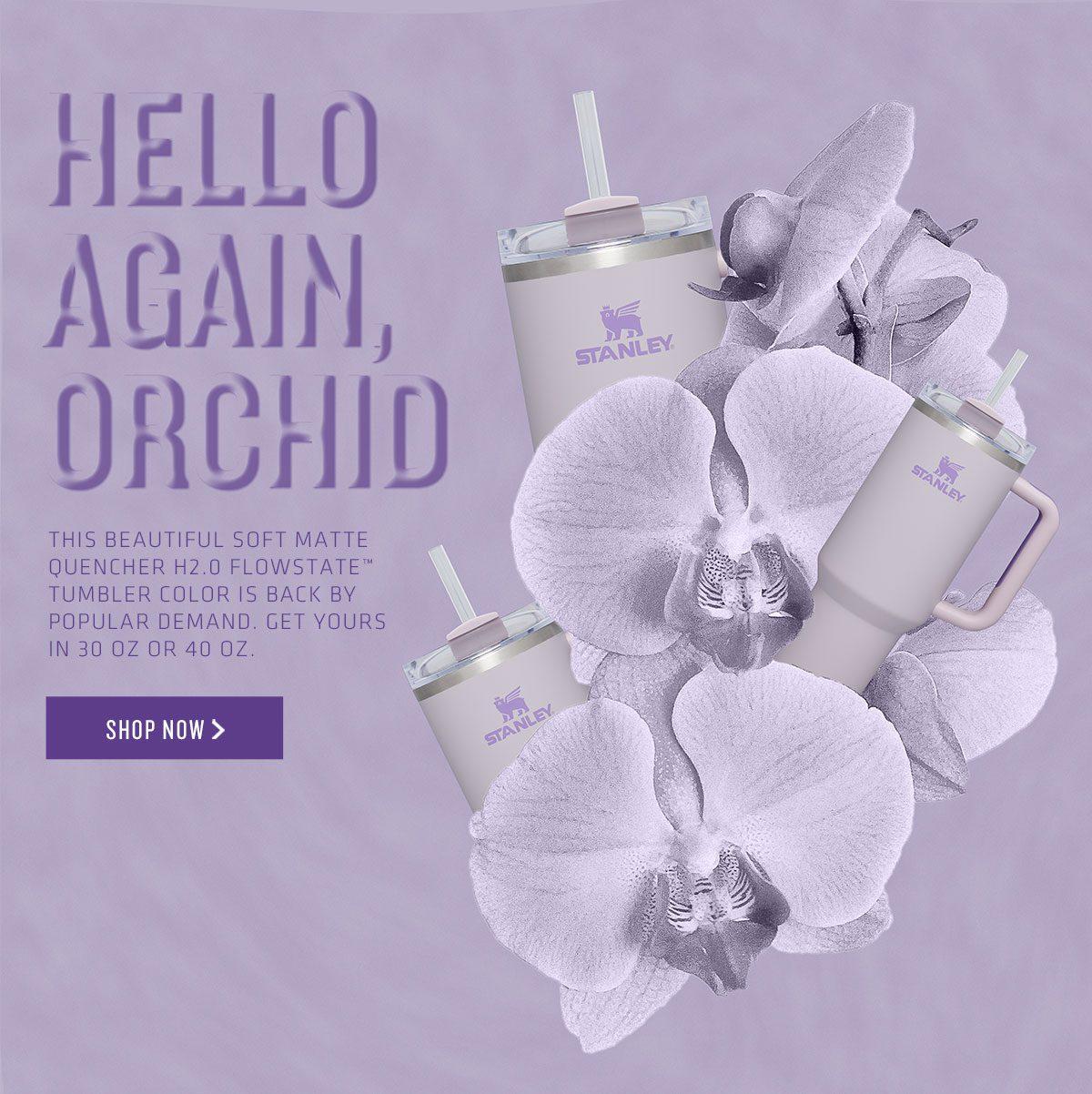 Read more about the article Stanley 30oz / 40oz Travel Tumbler in Soft Matte Orchid – BACK IN STOCK
