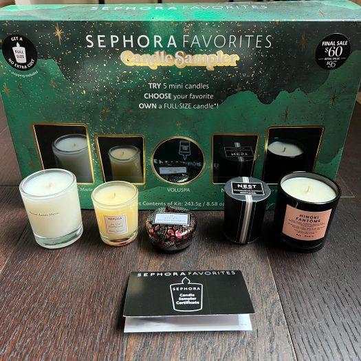 Sephora Favorites 2023 Mini Candle Sampler Set Review