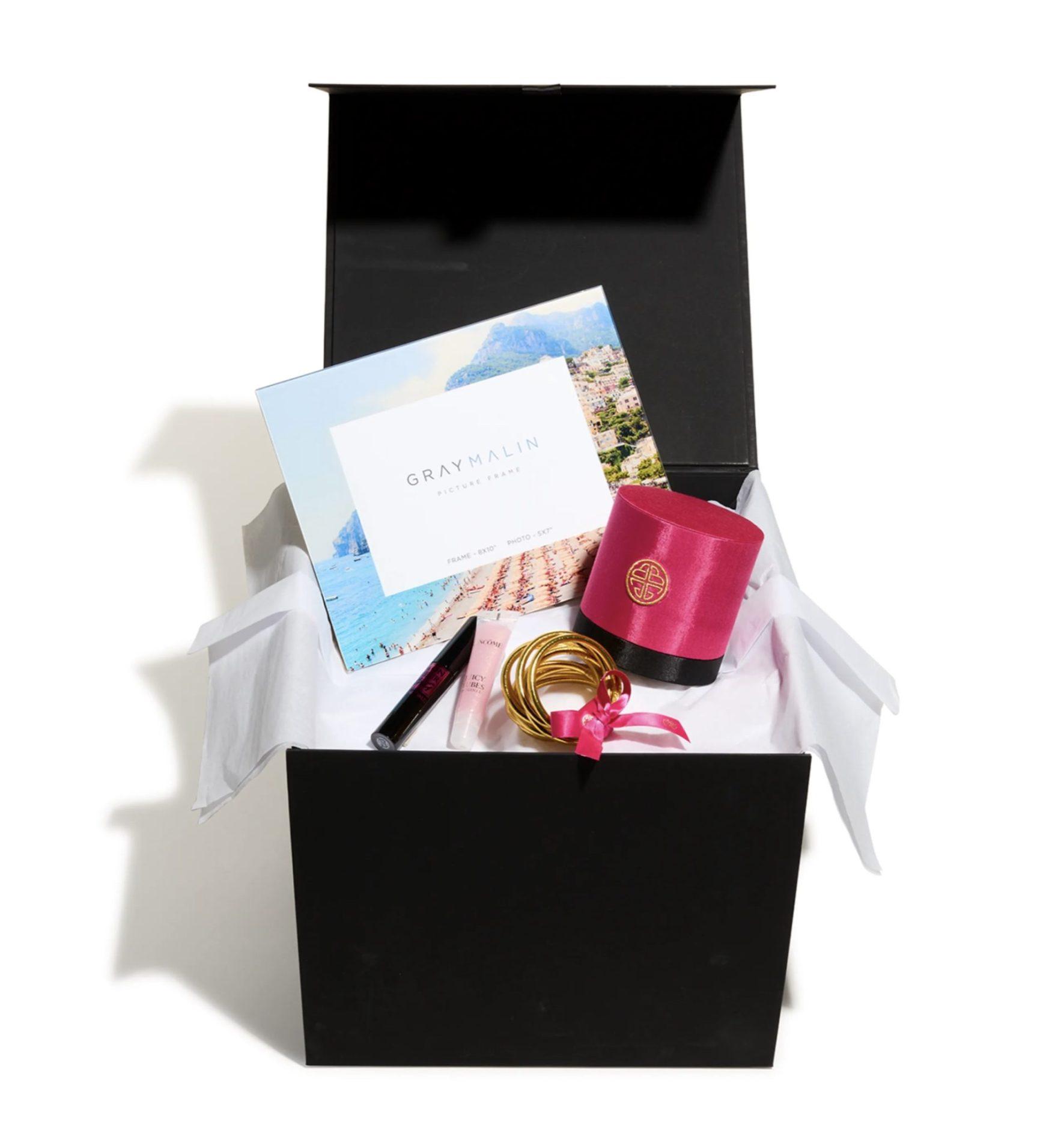 Read more about the article NEIMAN MARCUS BuDhaGirl Gold Bangles, Picture Frame & Lancome Eye and Lip Gift Box Set