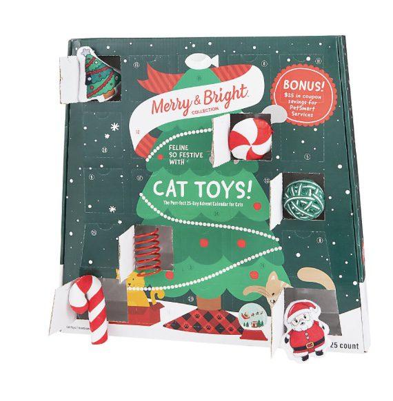 PetSmart Merry Bright™ Holiday Cat Advent Calendar with 25 Holiday