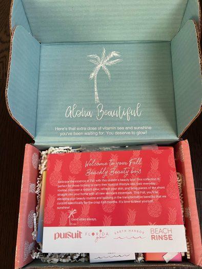 Beachly Beauty Box - Fall 2023 Review