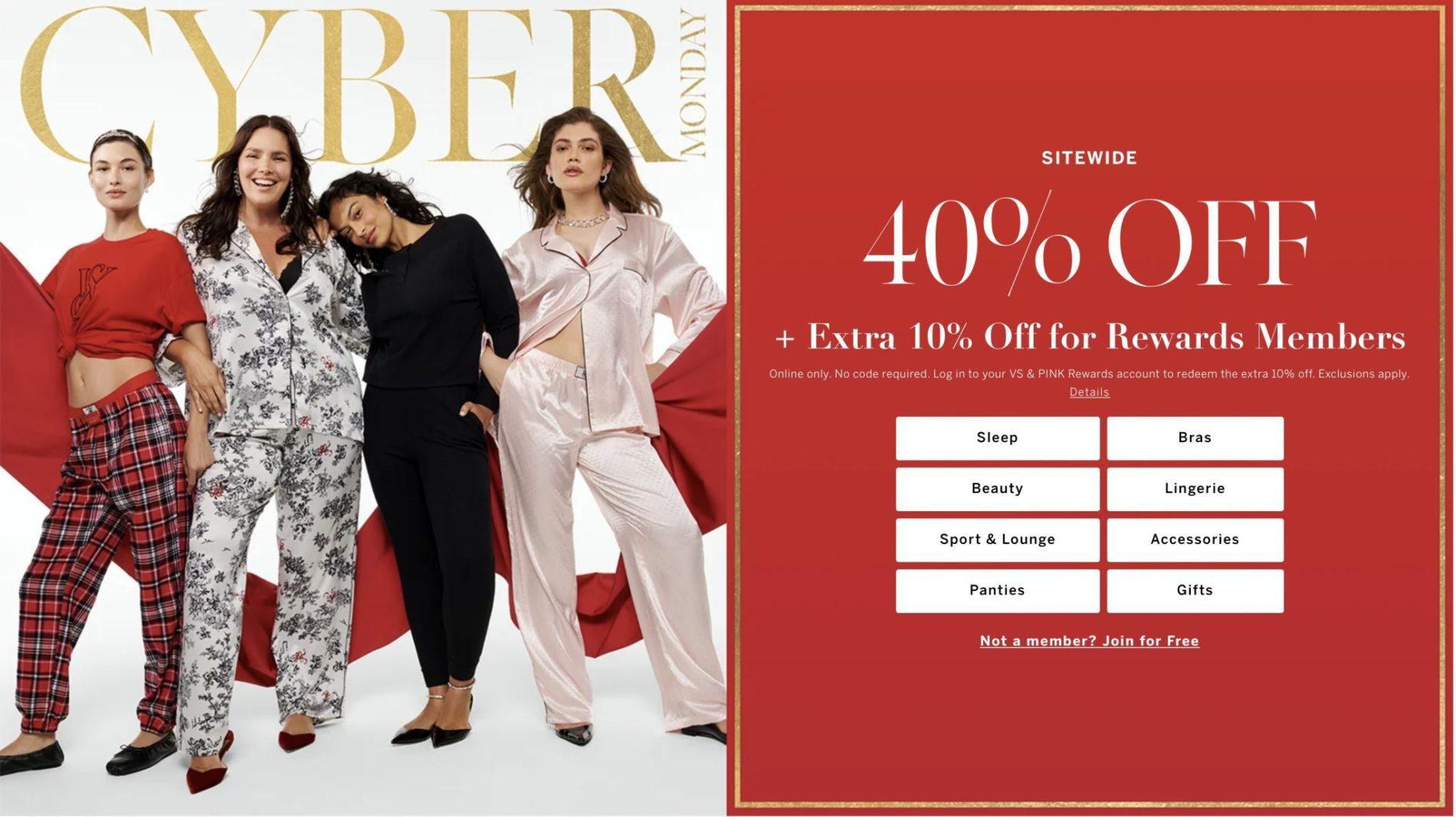 Read more about the article Victoria’s Secret Cyber Monday Sale – Save 40% Off Sitewide + An Additional 10% Off + Free Tote with Purchase