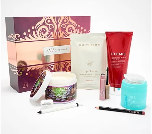 Read more about the article QVC TILI Try It, Love It 7-Pc Full Size Luxe Holiday Beauty Box