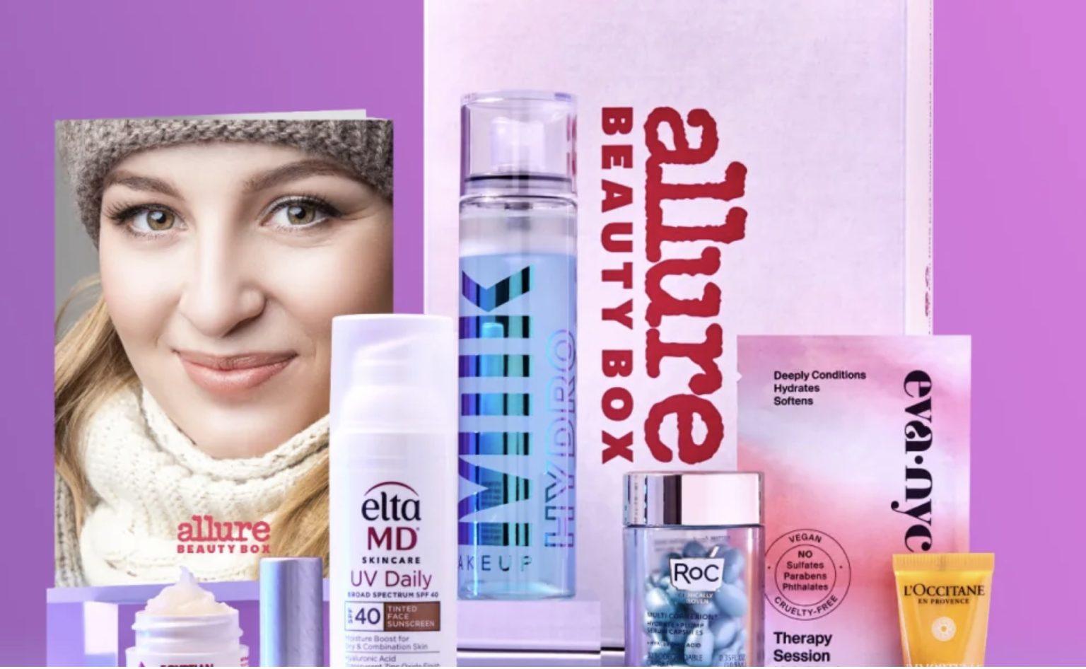 Allure Beauty Box January 2024 Spoilers + First Box for 20 & 10 Free