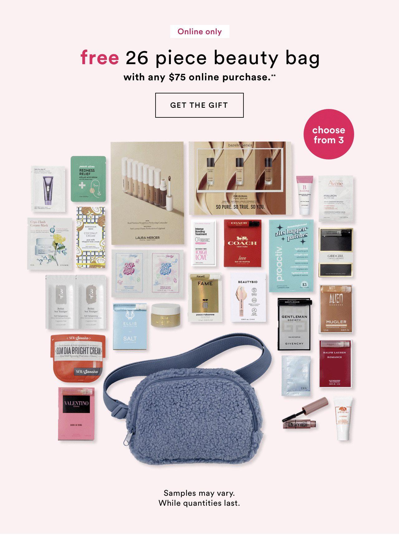 Read more about the article Ulta – Free 26 Piece Beauty Bag with $75 Purchase