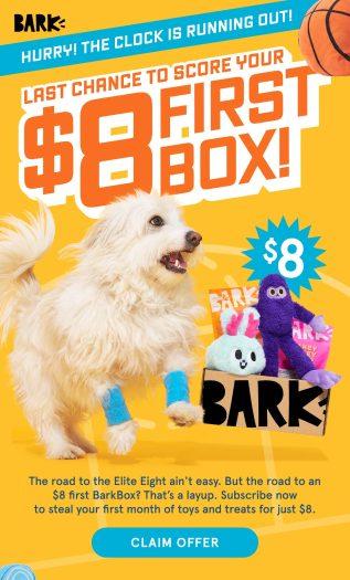 Read more about the article BarkBox New Customer Offer – First Box for $8