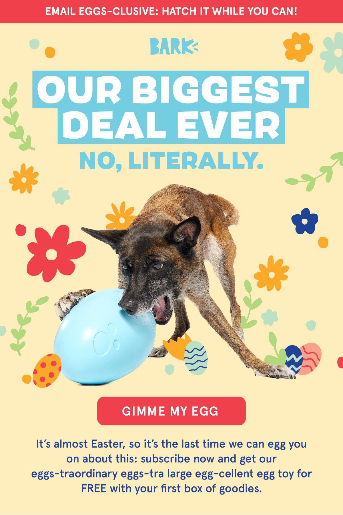 Read more about the article Barkbox Free XL Egg with Multi-Month Subscription!