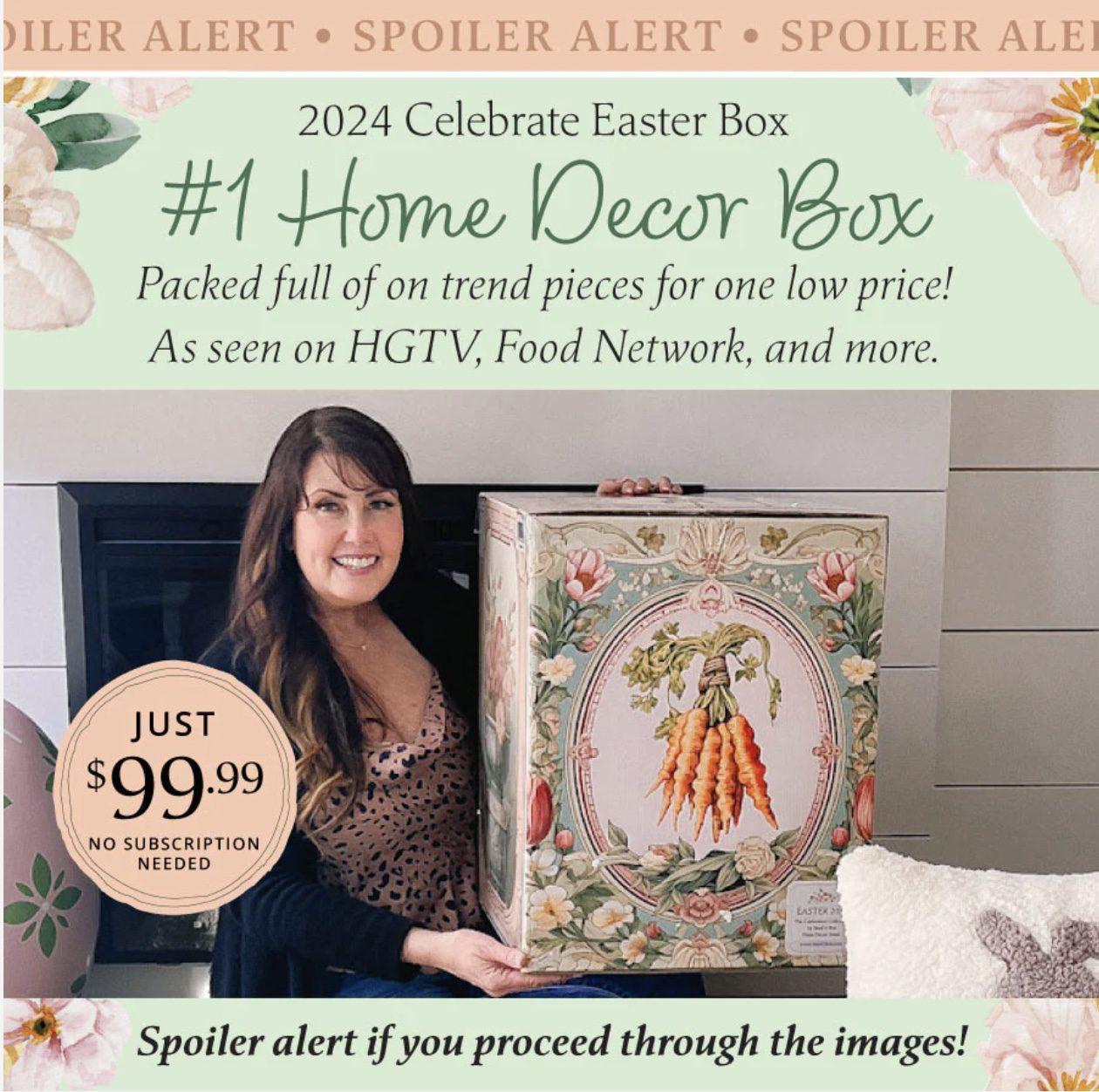 Read more about the article Decor Steals Easter 2024 Steal It Box – Full Spoilers