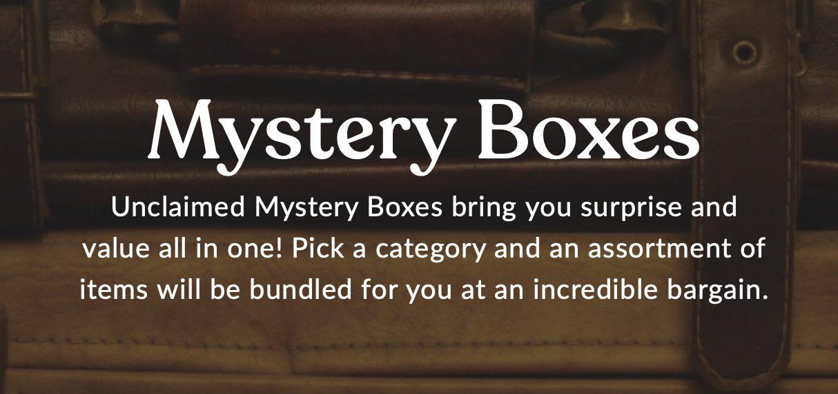 Read more about the article Unclaimed Baggage Mystery Boxes – Now Available