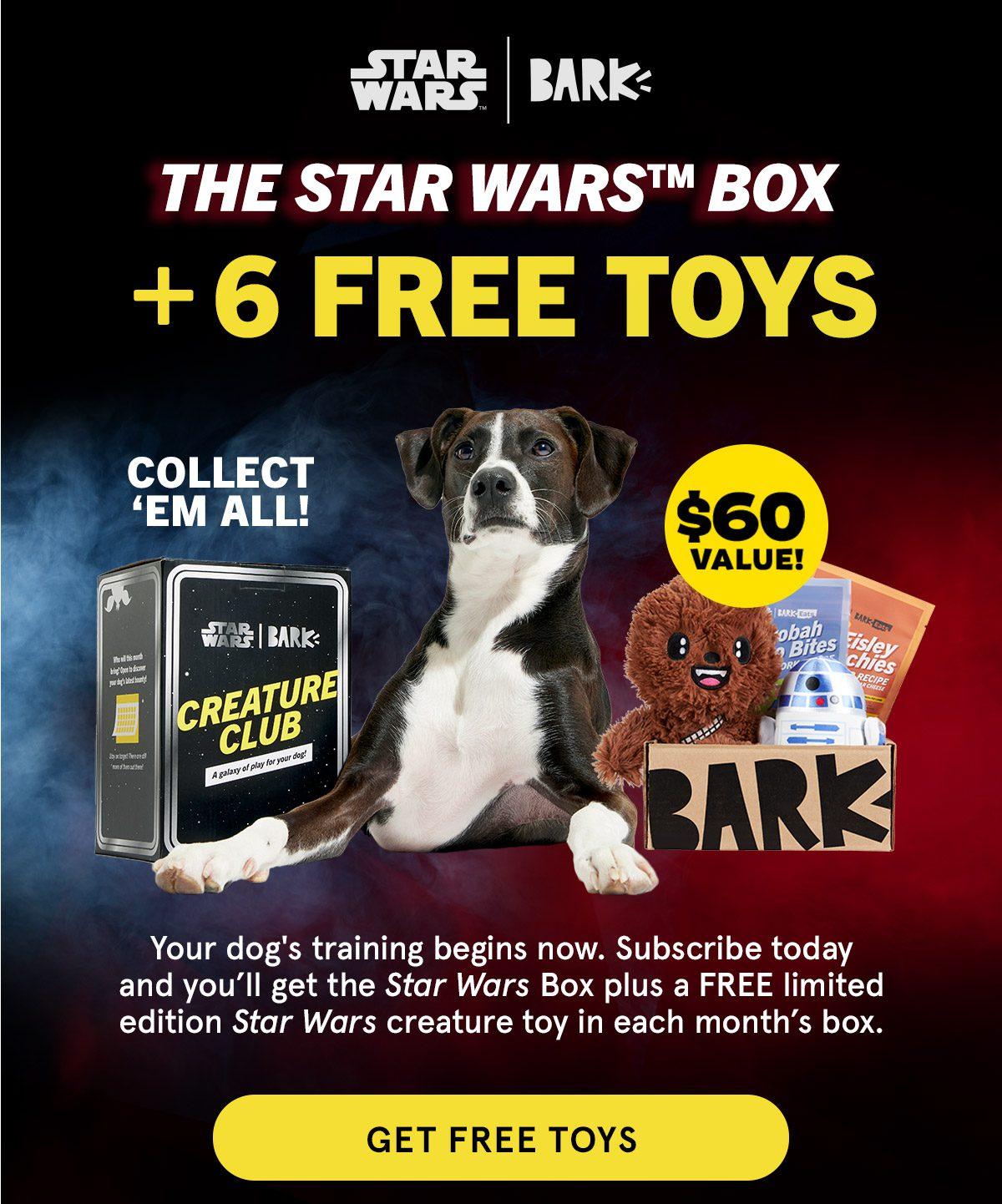 Read more about the article Barkbox May the 4th Offer – Six Free Star Wars Toys!