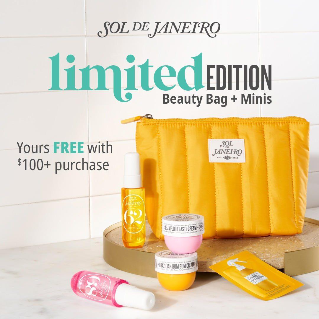 Read more about the article Sol de Janeiro Memorial Day Sale – Free Limited Edition Beauty Bag & Minis!