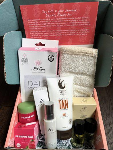 Beachly Beauty Box - Summer 2024 Review
