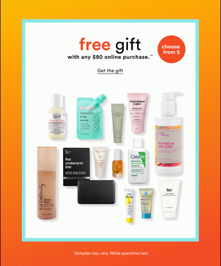 Read more about the article Ulta – Your Choice of Free Sampler with $80 purchase