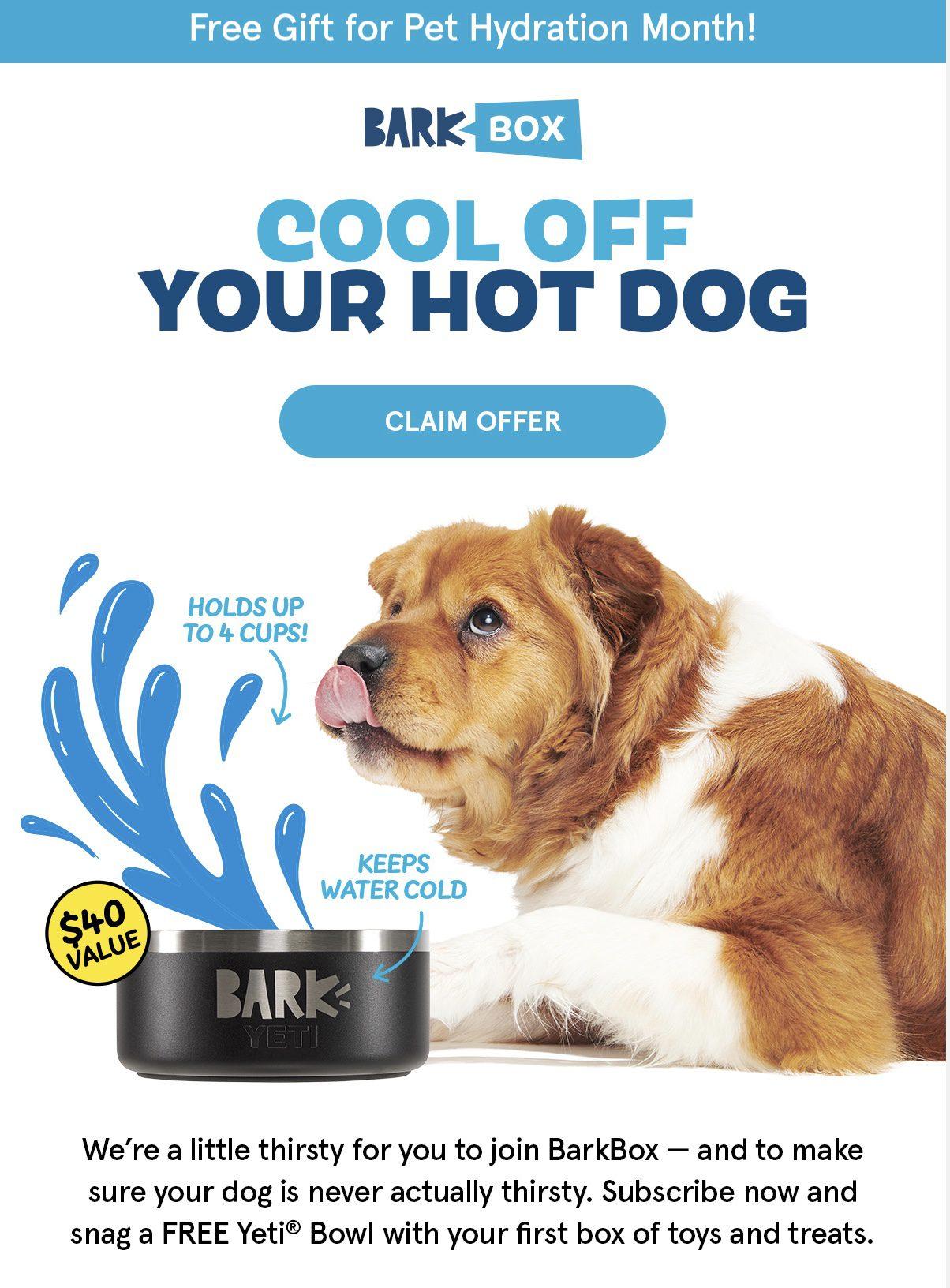 Read more about the article BarkBox Coupon Code: FREE Yeti Dog Bowl