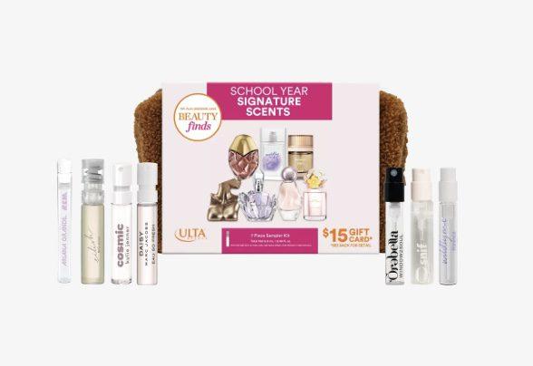 Read more about the article Ulta Beauty Finds – School Year Signature Scents 7 Piece Sampler Kit