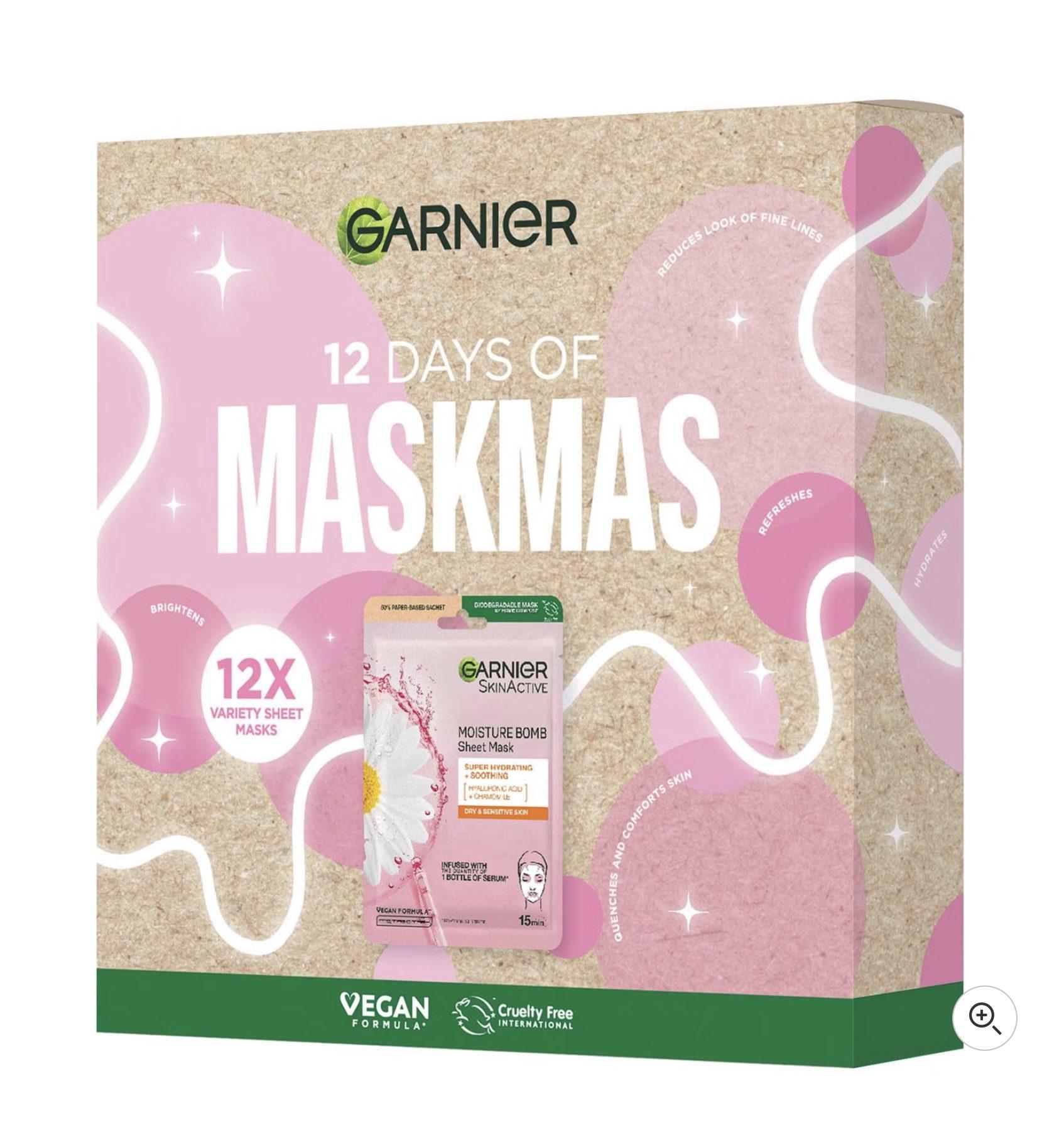 Read more about the article Garnier 12 Days of Maskmas Giftset Advent Calendar