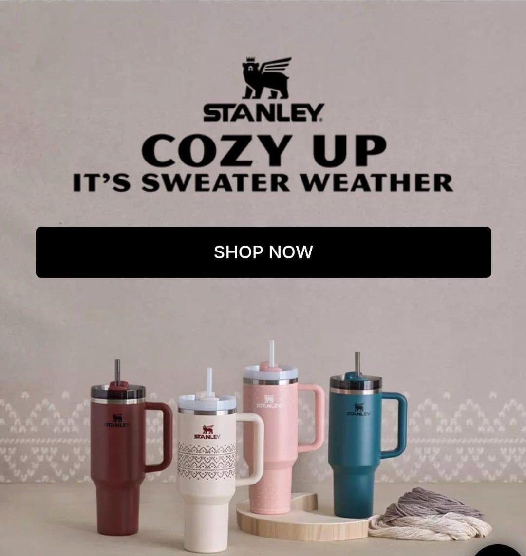 Read more about the article Stanley 40 oz. Quencher H2.0 FlowState Tumblers – Sweater Weather Collection Now Available