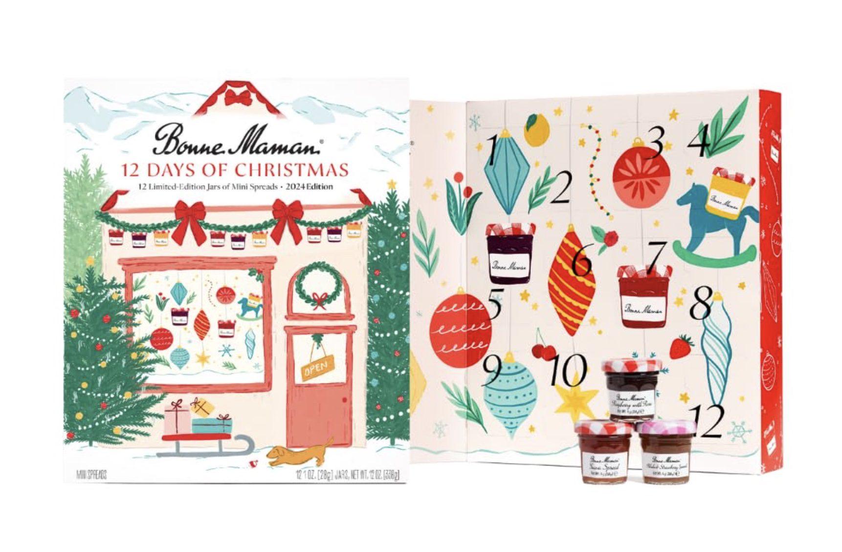 Bonne Maman 2024 Limited Edition “12 Days of Christmas” Advent Calendar ...