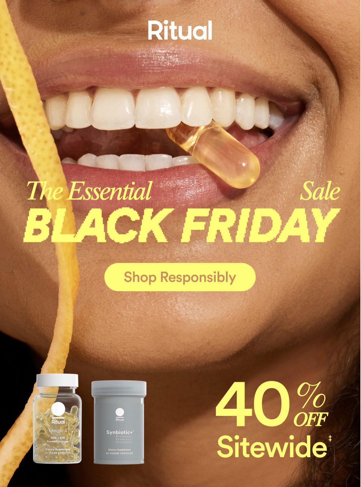 Read more about the article Ritual Vitamin Black Friday Sale – Save 40%!