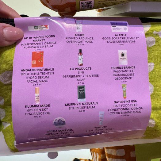 Whole Foods Beauty Bag