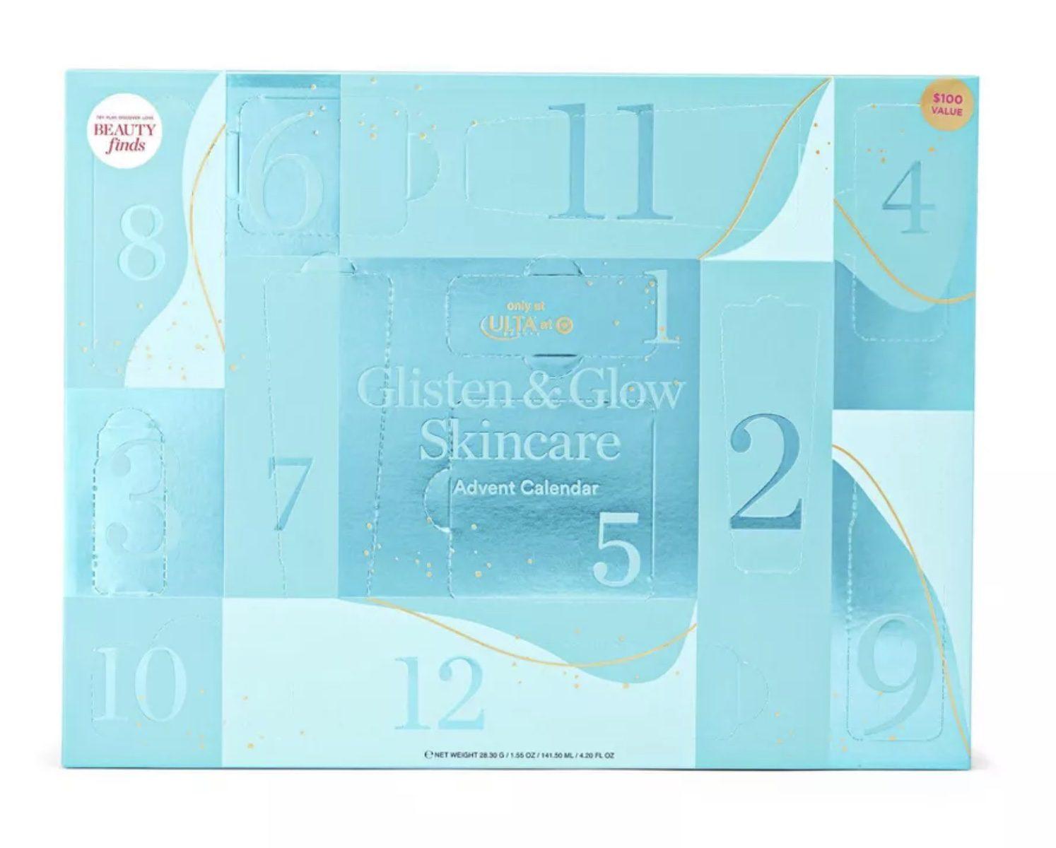 Read more about the article Ulta Beauty x Target Glisten & Glow 12 Days of Skincare 2025 Advent Calendar