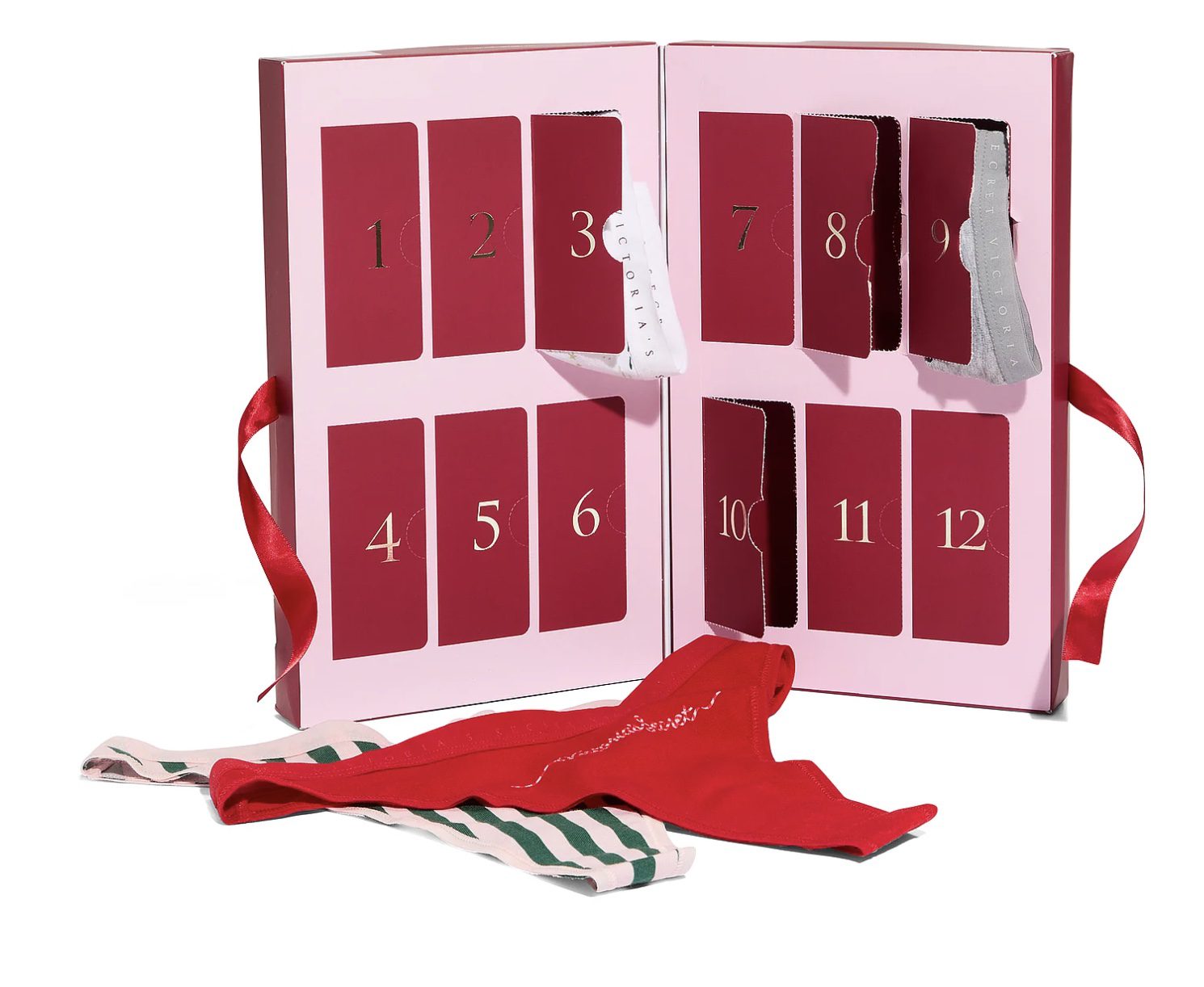 Read more about the article 12 Days of Victoria Holiday Thong Panty Advent Calendar