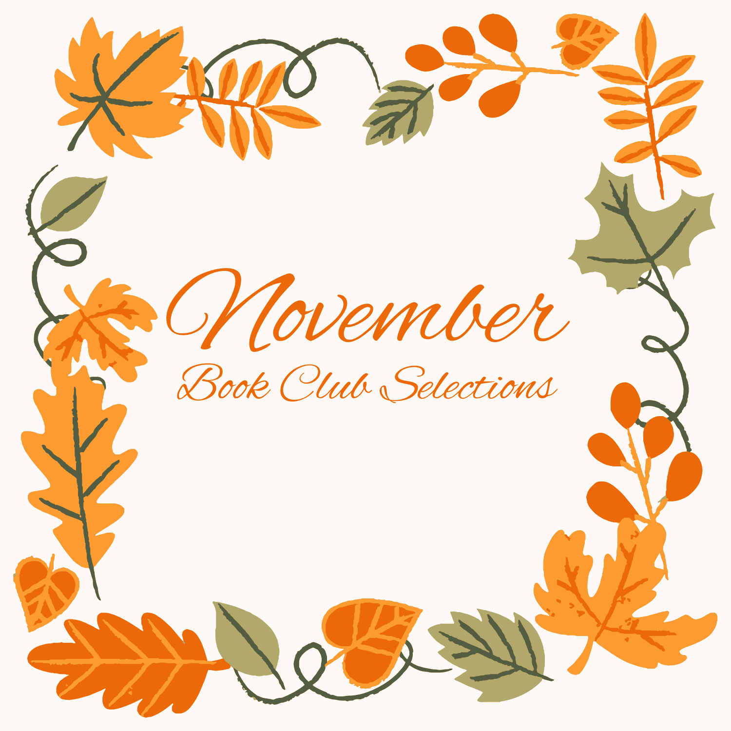 Read more about the article November 2025 Book Club Selections