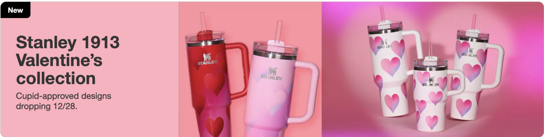 Read more about the article Stanley Valentine’s Day Collection – Drops 12/28/25