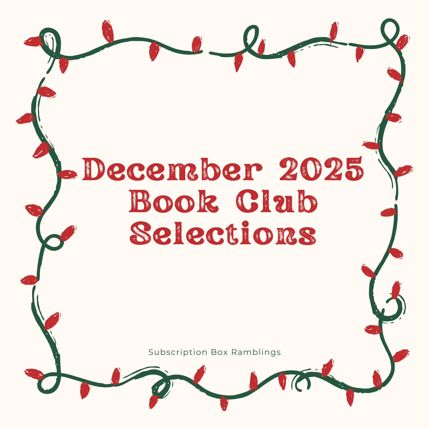 Read more about the article December 2025 Book Club Selections